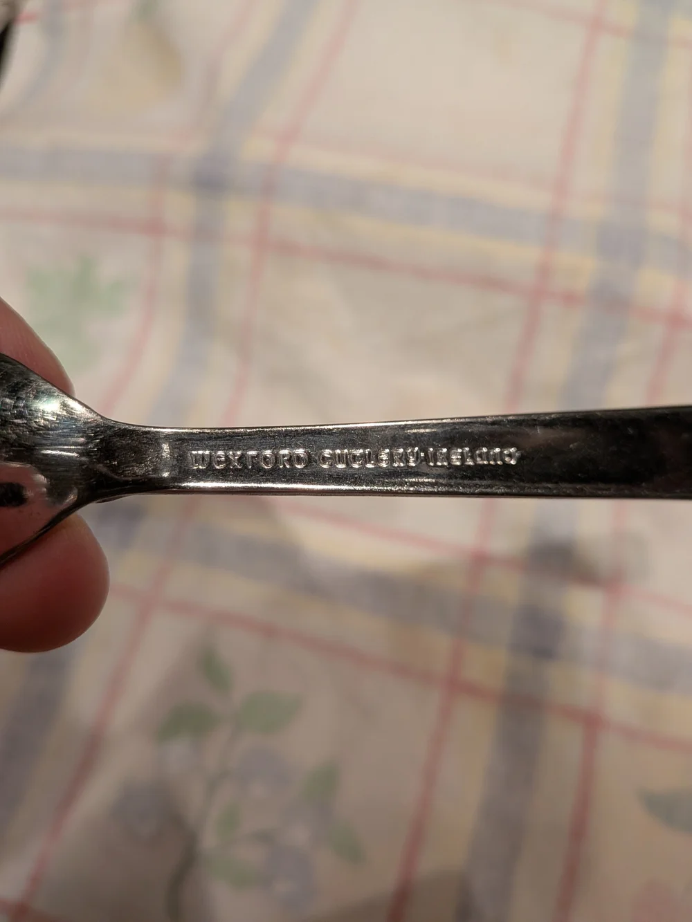 Vintage 1960s/70s Stainless Steel Spoon with Embossed Aer Lingus With Shamrock